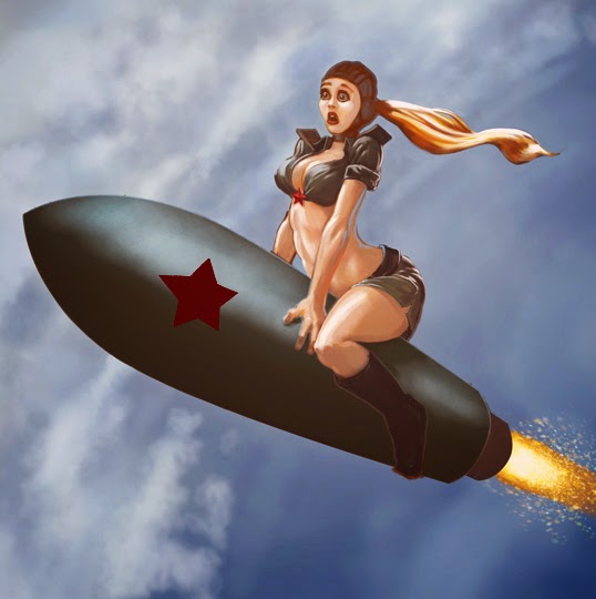 Girl with rocket